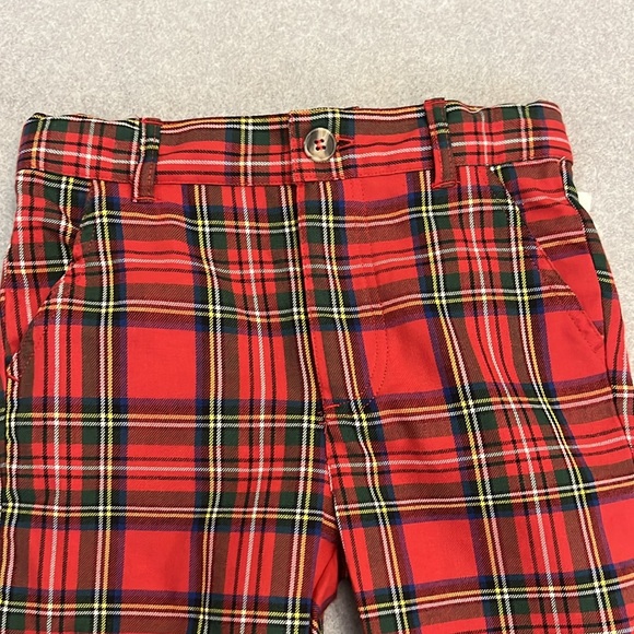 Edgehill Collection Red Plaid Pants. - Picture 4 of 9
